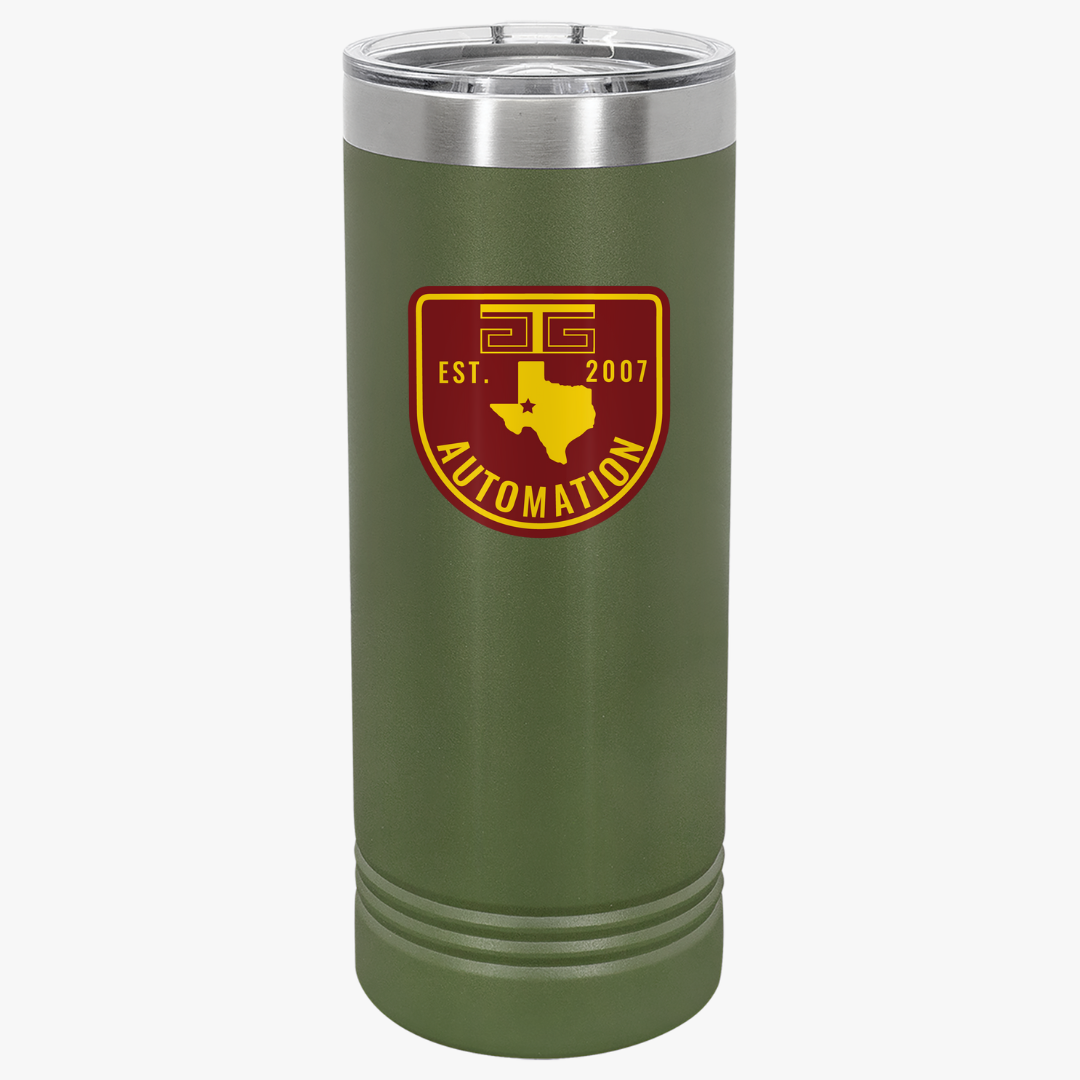 GTG Badge Logo Skinny Tumbler, 22oz