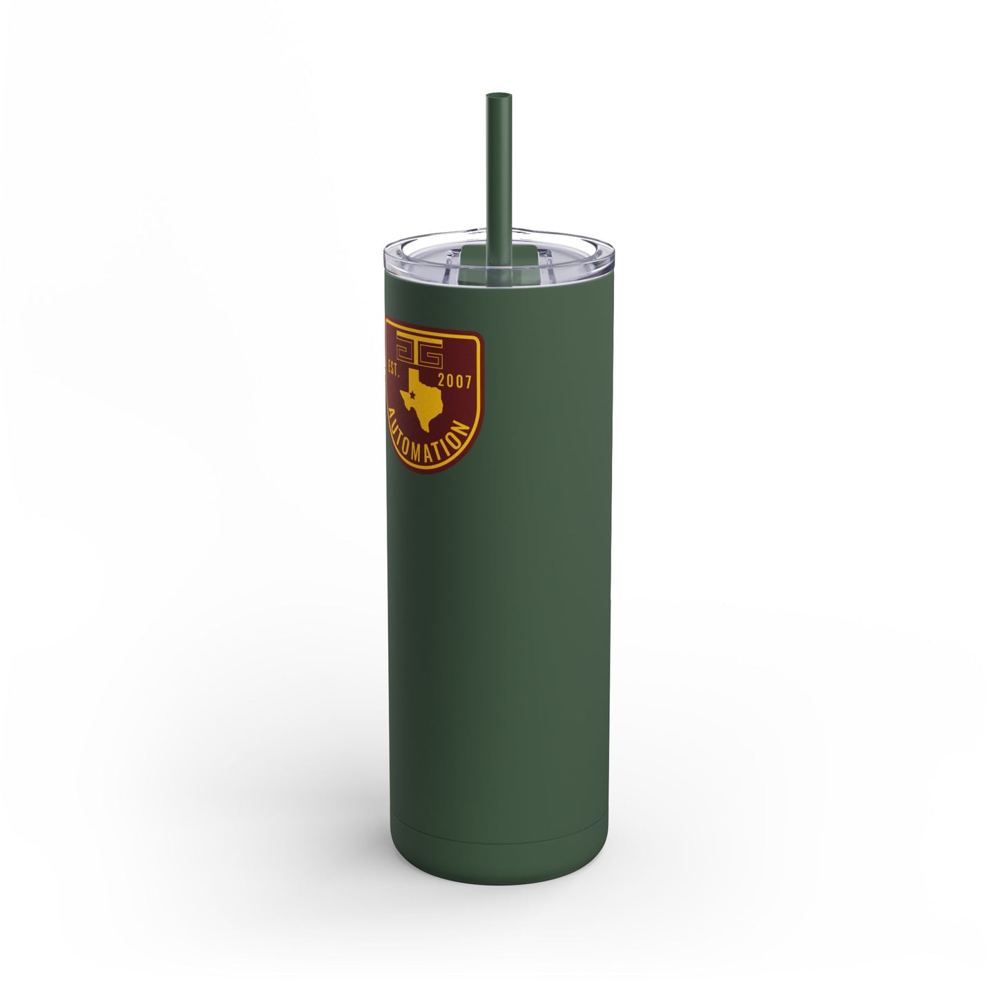 GTG Badge Logo Maars Maker Skinny Matte Tumbler, 20oz
