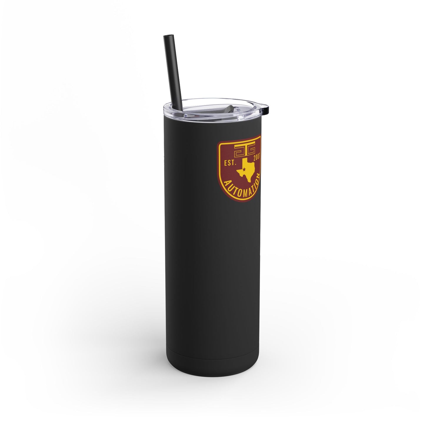 GTG Badge Logo Maars Maker Skinny Matte Tumbler, 20oz