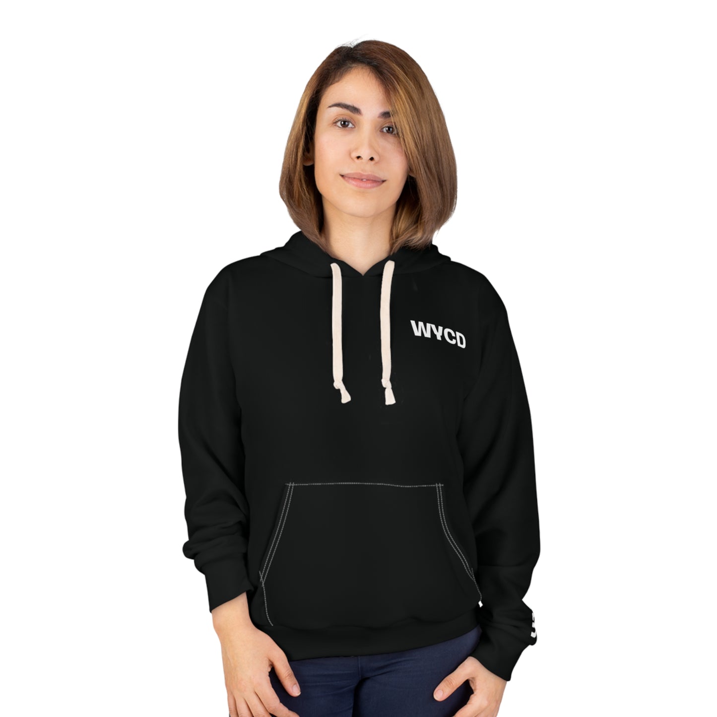 God Is My Strength WYCD Unisex Pullover Hoodie (AOP)