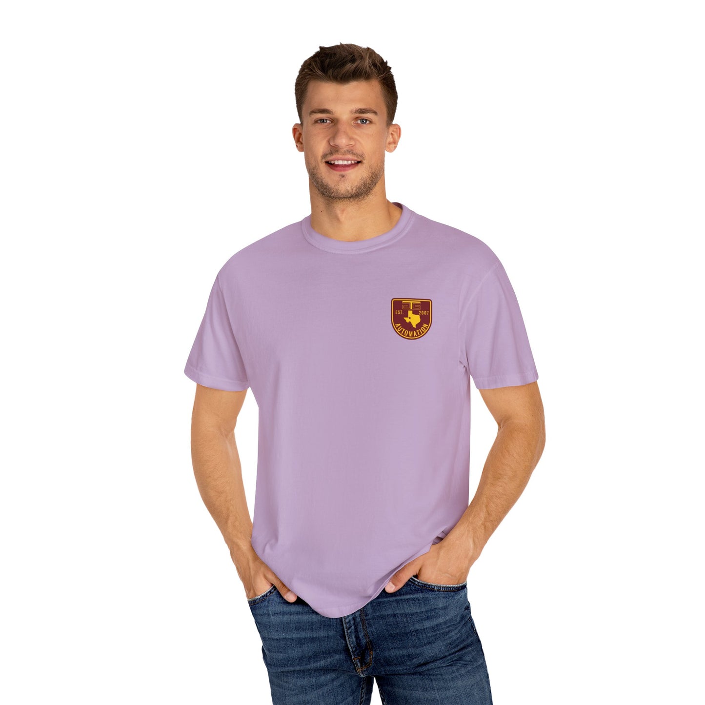 Watts Up GTG Automation Badge Color Logo T-shirt