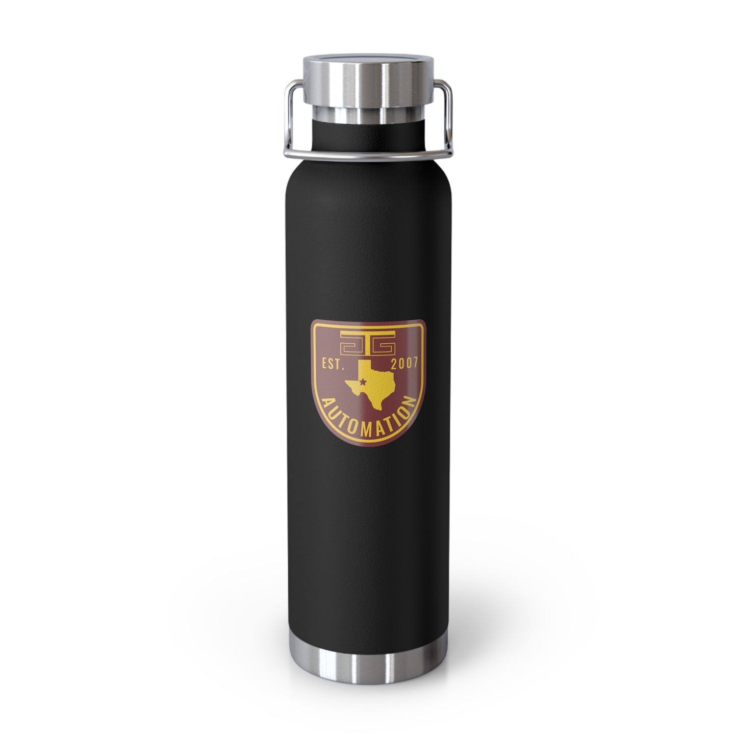 GTG Badge Logo Copper Vacuum Insulated Bottle, 22oz