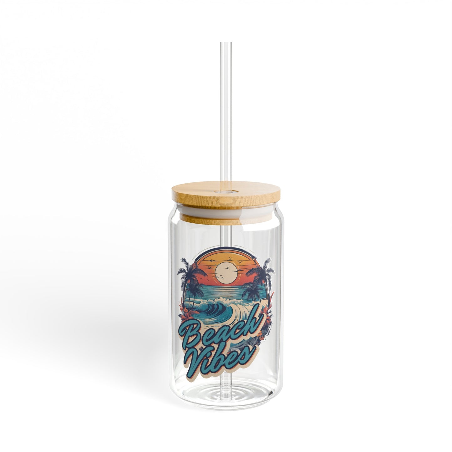 Beach Vibes RDG Can Glass, 16oz