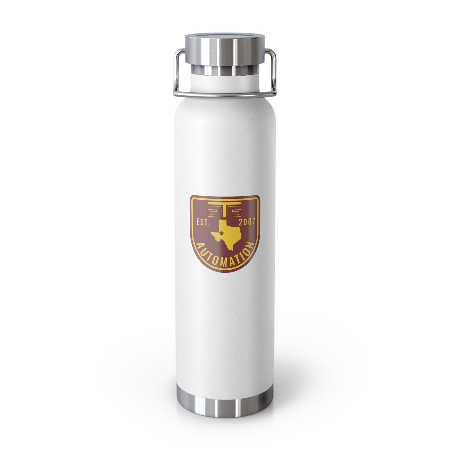 GTG Badge Logo Copper Vacuum Insulated Bottle, 22oz