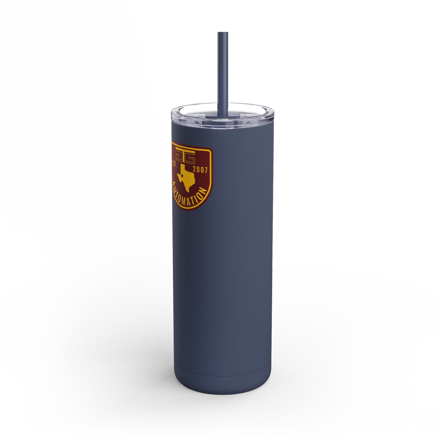 GTG Badge Logo Maars Maker Skinny Matte Tumbler, 20oz