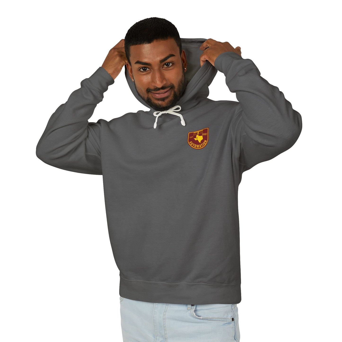 GTG Badge Logo Unisex Lightweight Hooded Sweatshirt