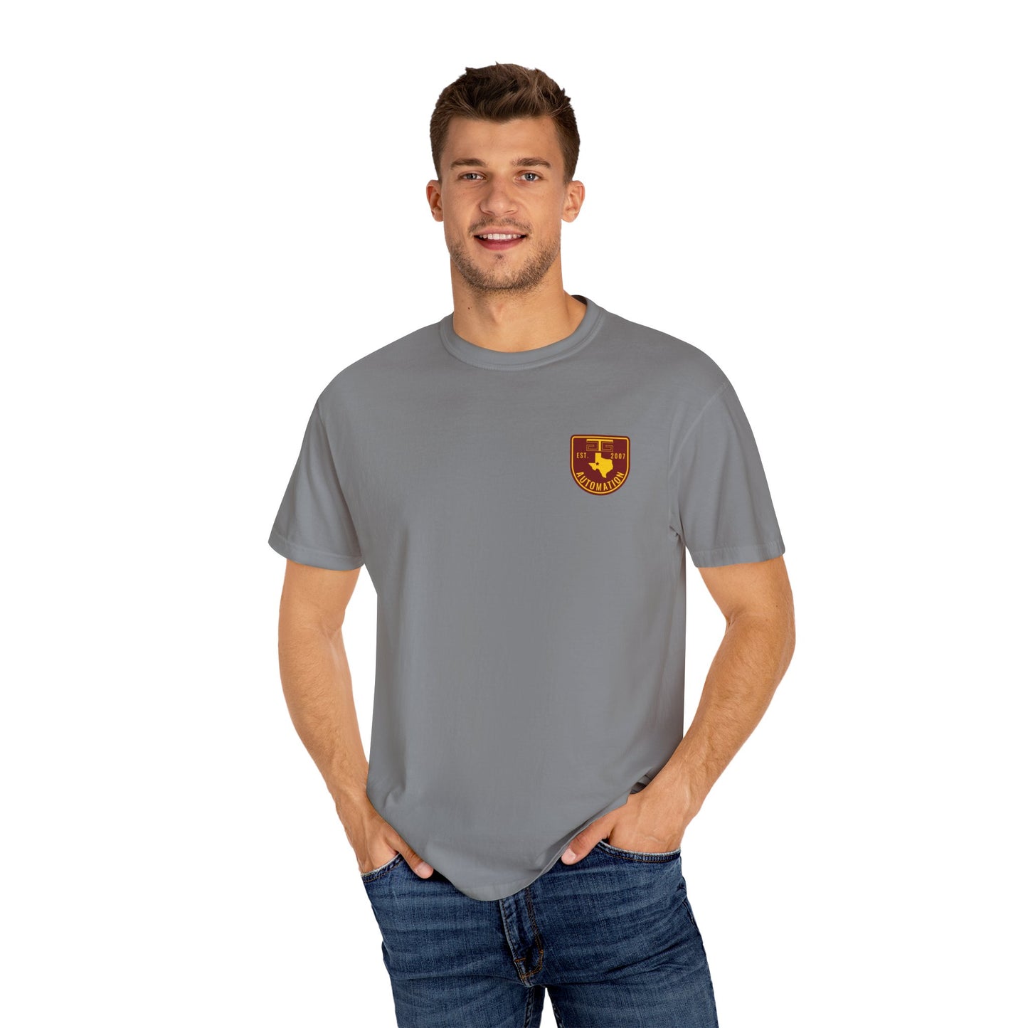 Watts Up GTG Automation Badge Color Logo T-shirt
