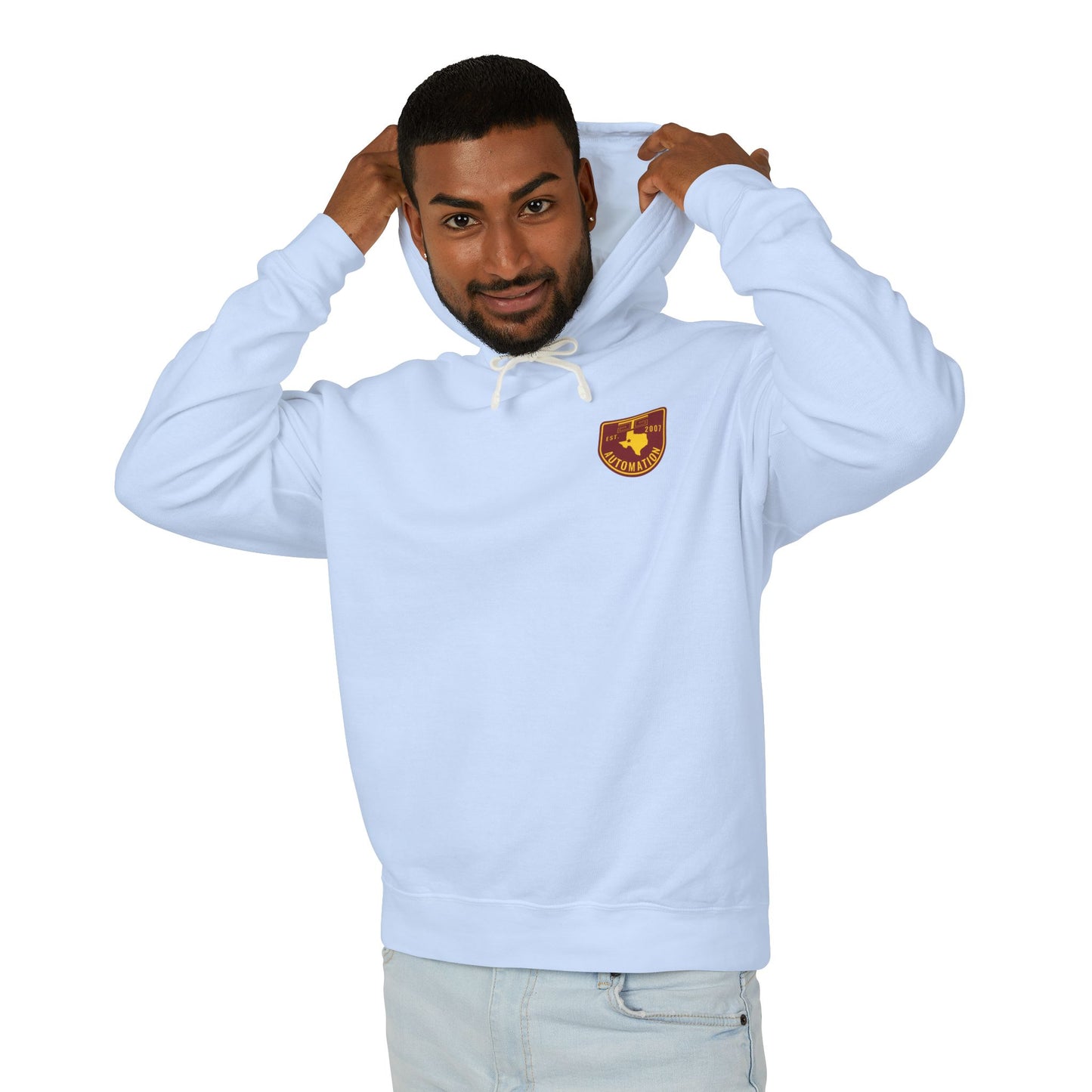 GTG Badge Logo Unisex Lightweight Hooded Sweatshirt