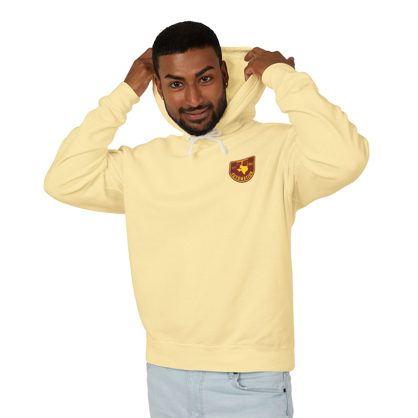GTG Badge Logo Unisex Lightweight Hooded Sweatshirt