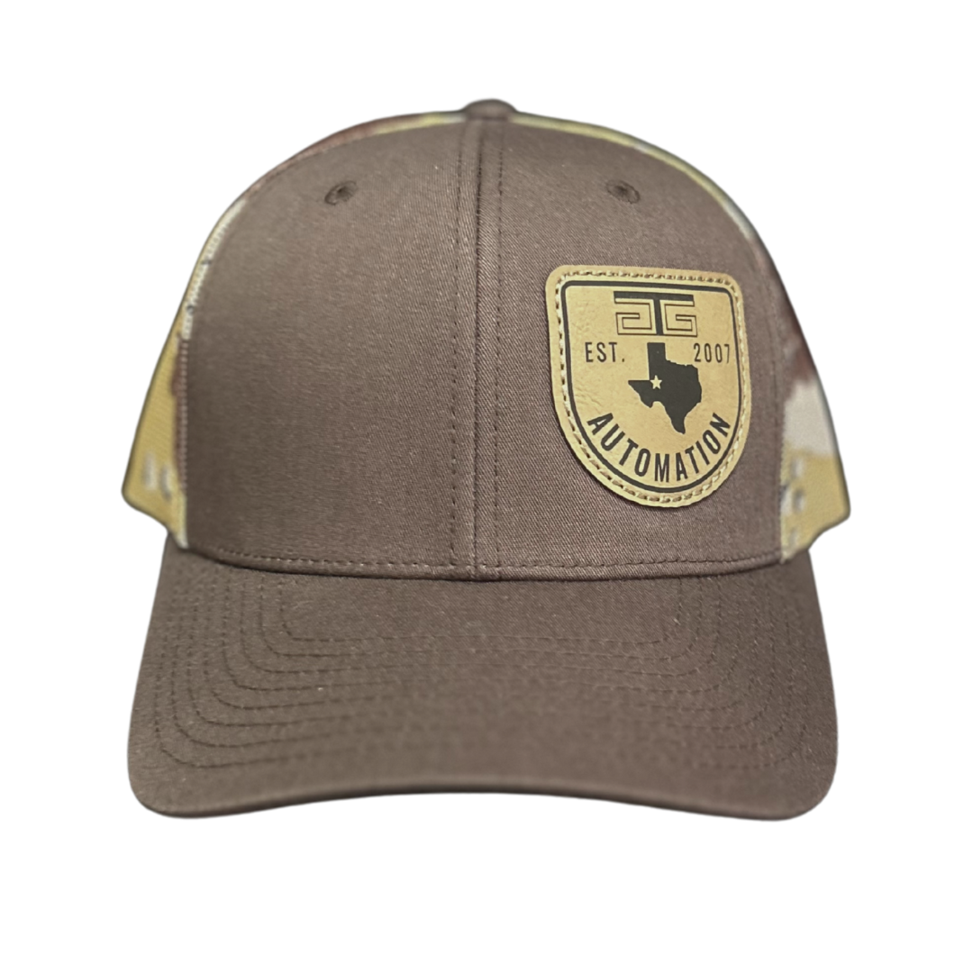 GTG Automation Richardson Leather Patch Hat