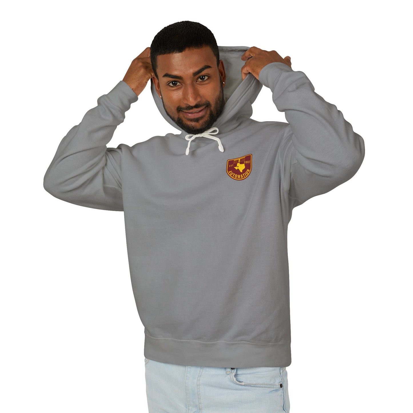 GTG Badge Logo Unisex Lightweight Hooded Sweatshirt