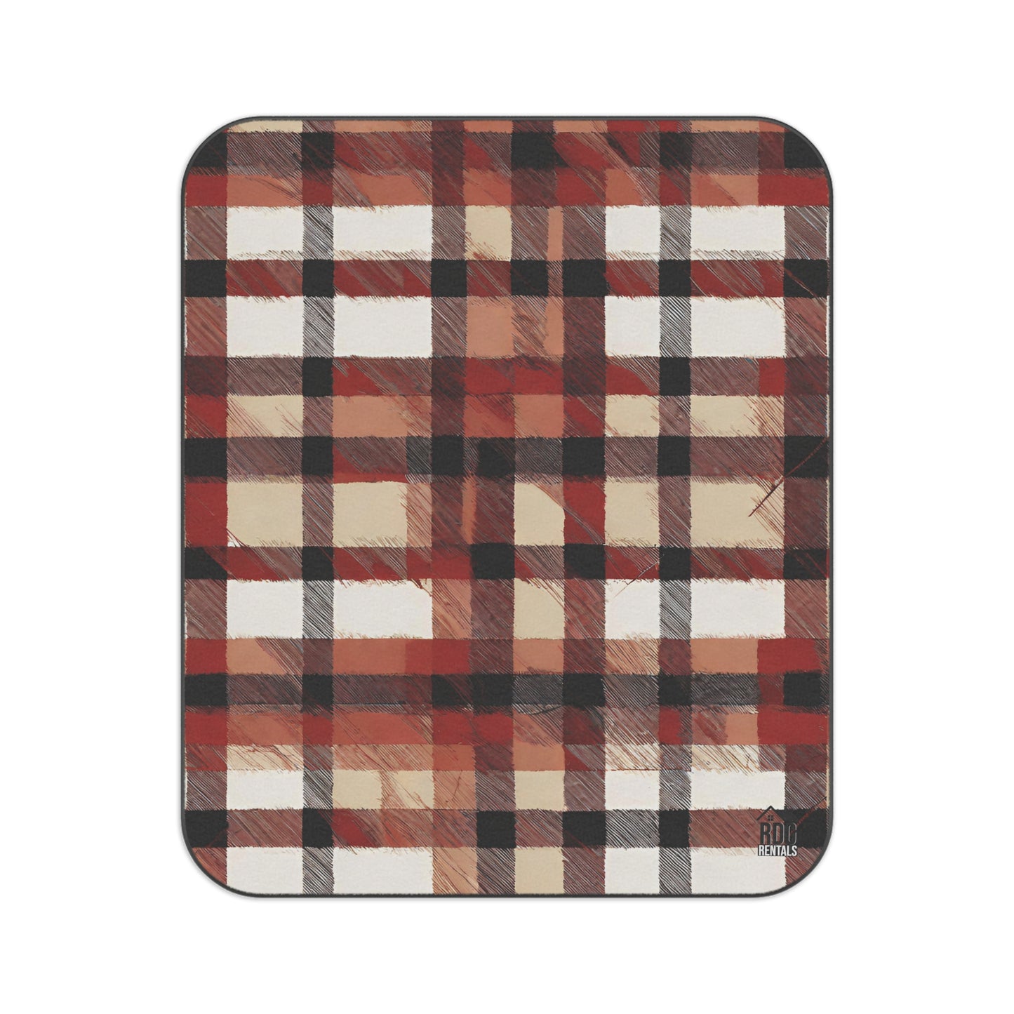 Red Plaid RDG Picnic Blanket