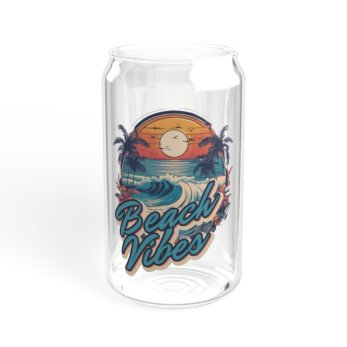 Beach Vibes RDG Can Glass, 16oz