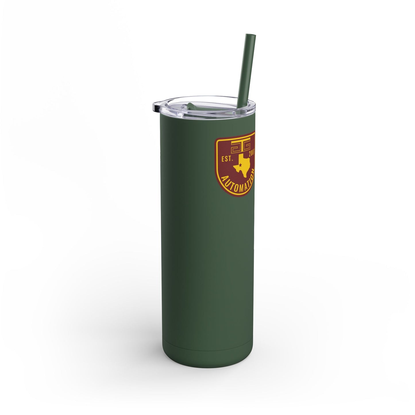 GTG Badge Logo Maars Maker Skinny Matte Tumbler, 20oz