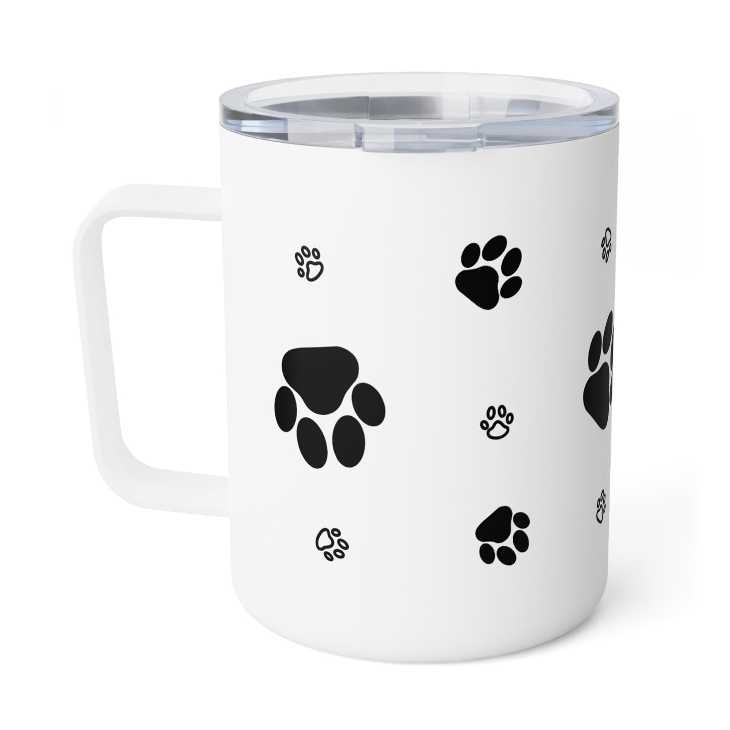 Black Paw Prints RDG Insulated Coffee Mug, 10oz