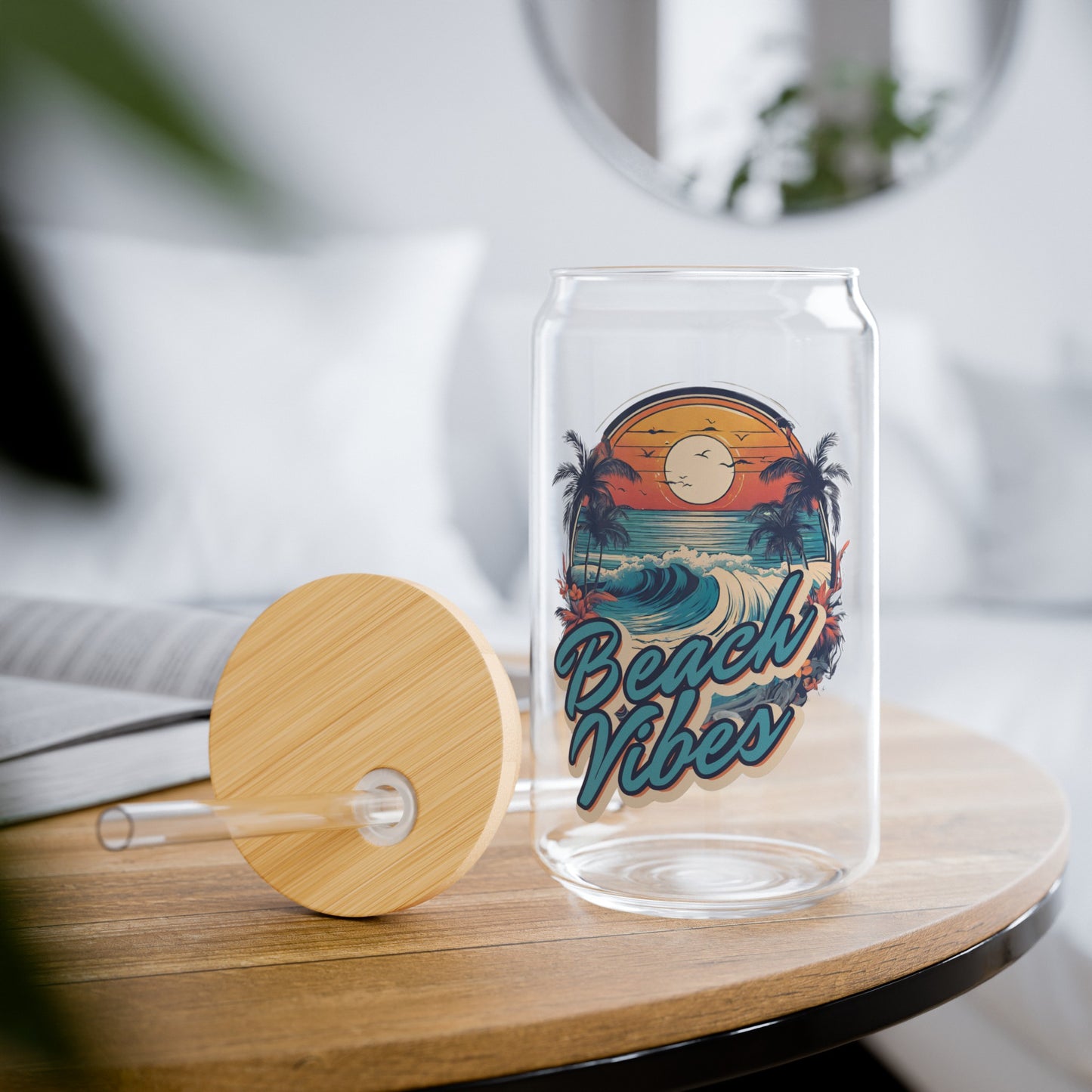 Beach Vibes RDG Can Glass, 16oz