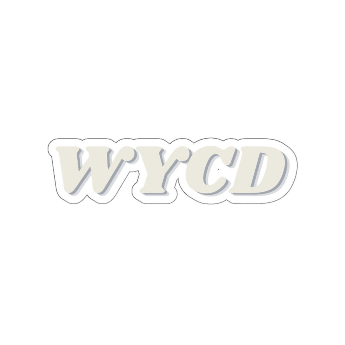 WYCD Kiss-Cut Stickers
