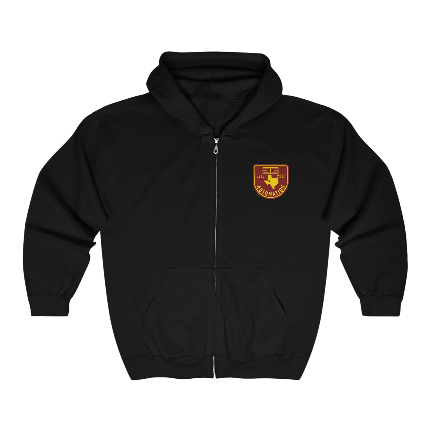 GTG Color Badge Logo Unisex Heavy Blend™ Full Zip Hooded Sweatshirt
