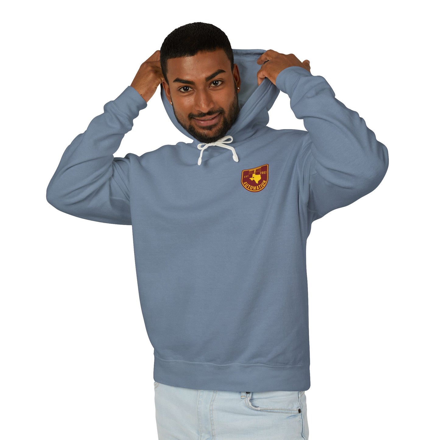 GTG Badge Logo Unisex Lightweight Hooded Sweatshirt