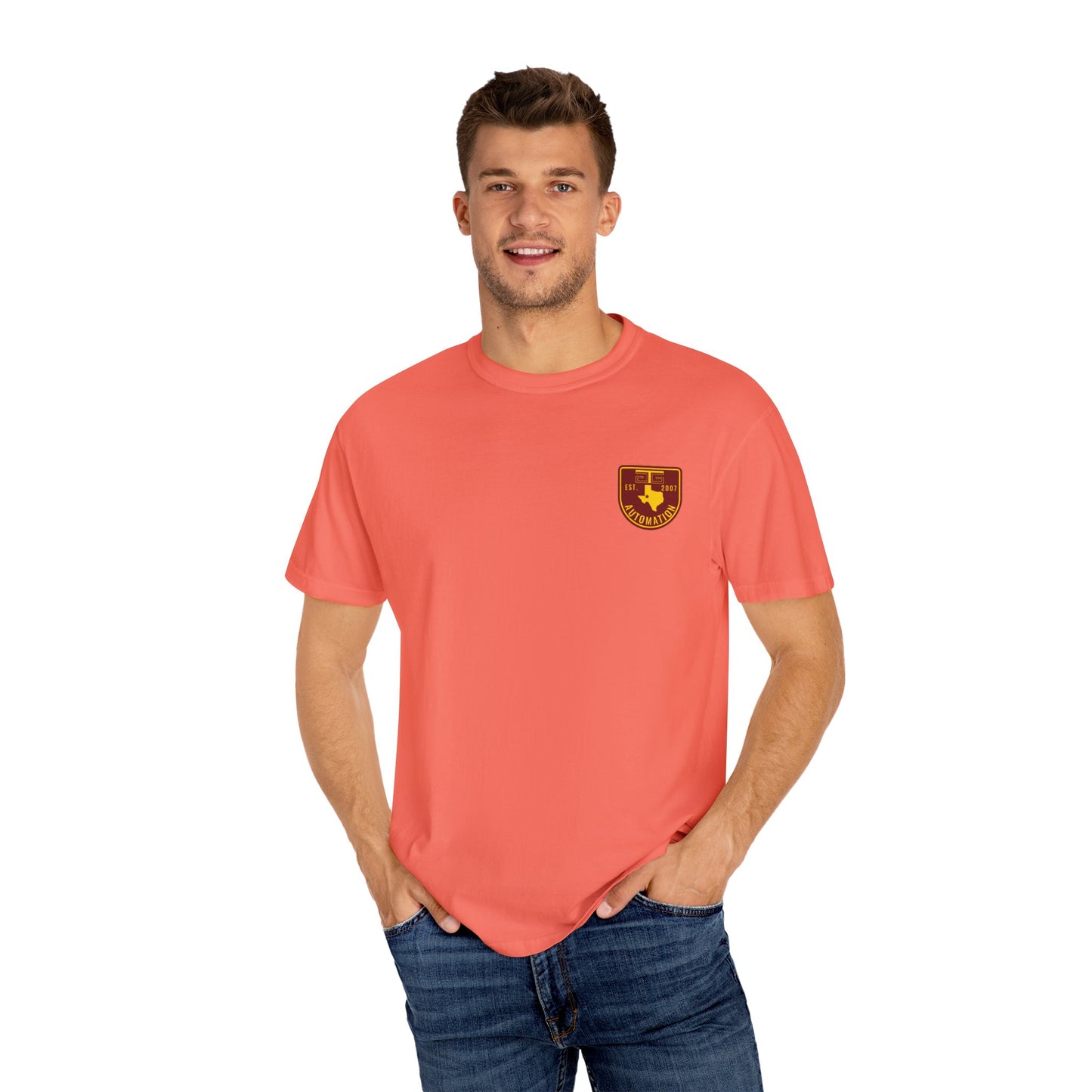 GTG Badge Logo Unisex Garment-Dyed T-shirt to match with Unisex Garment-Dyed Lightweight Fleece Sweatpants