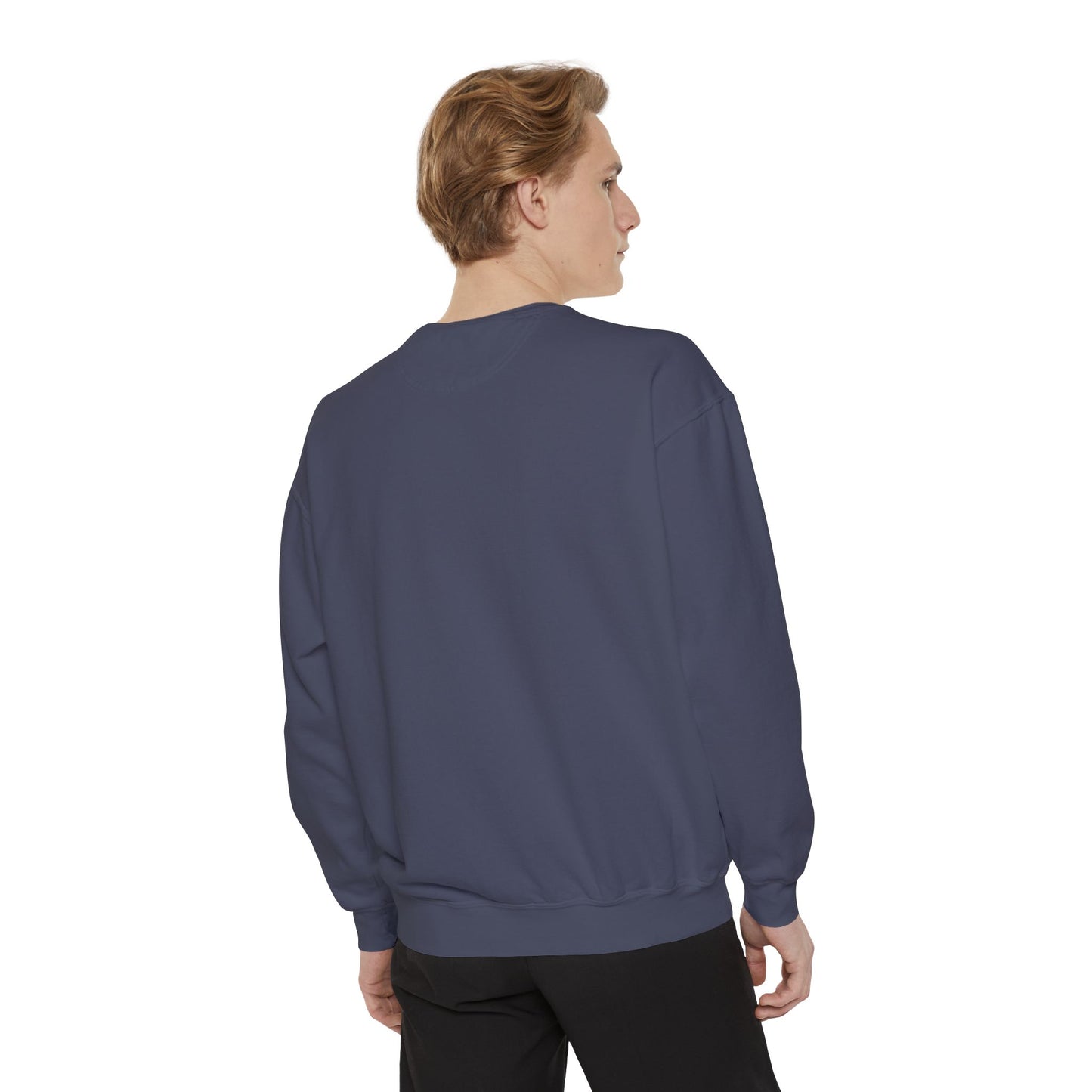 GTG Color Badge Logo Unisex Garment-Dyed Sweatshirt