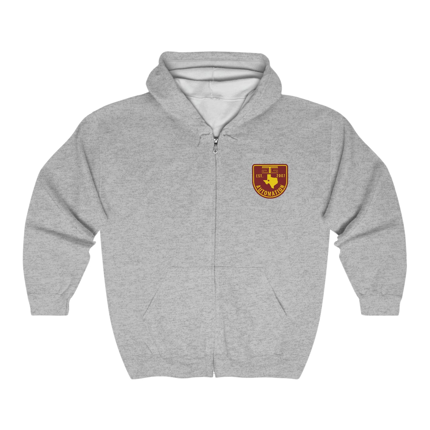 GTG Color Badge Logo Unisex Heavy Blend™ Full Zip Hooded Sweatshirt