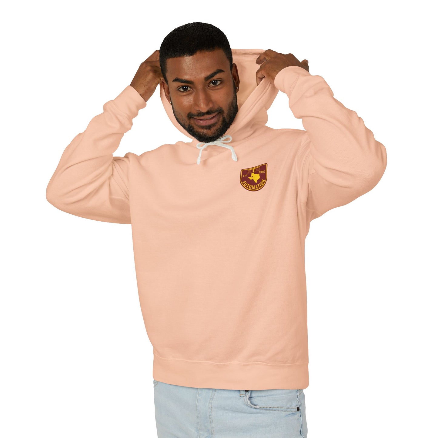 GTG Badge Logo Unisex Lightweight Hooded Sweatshirt