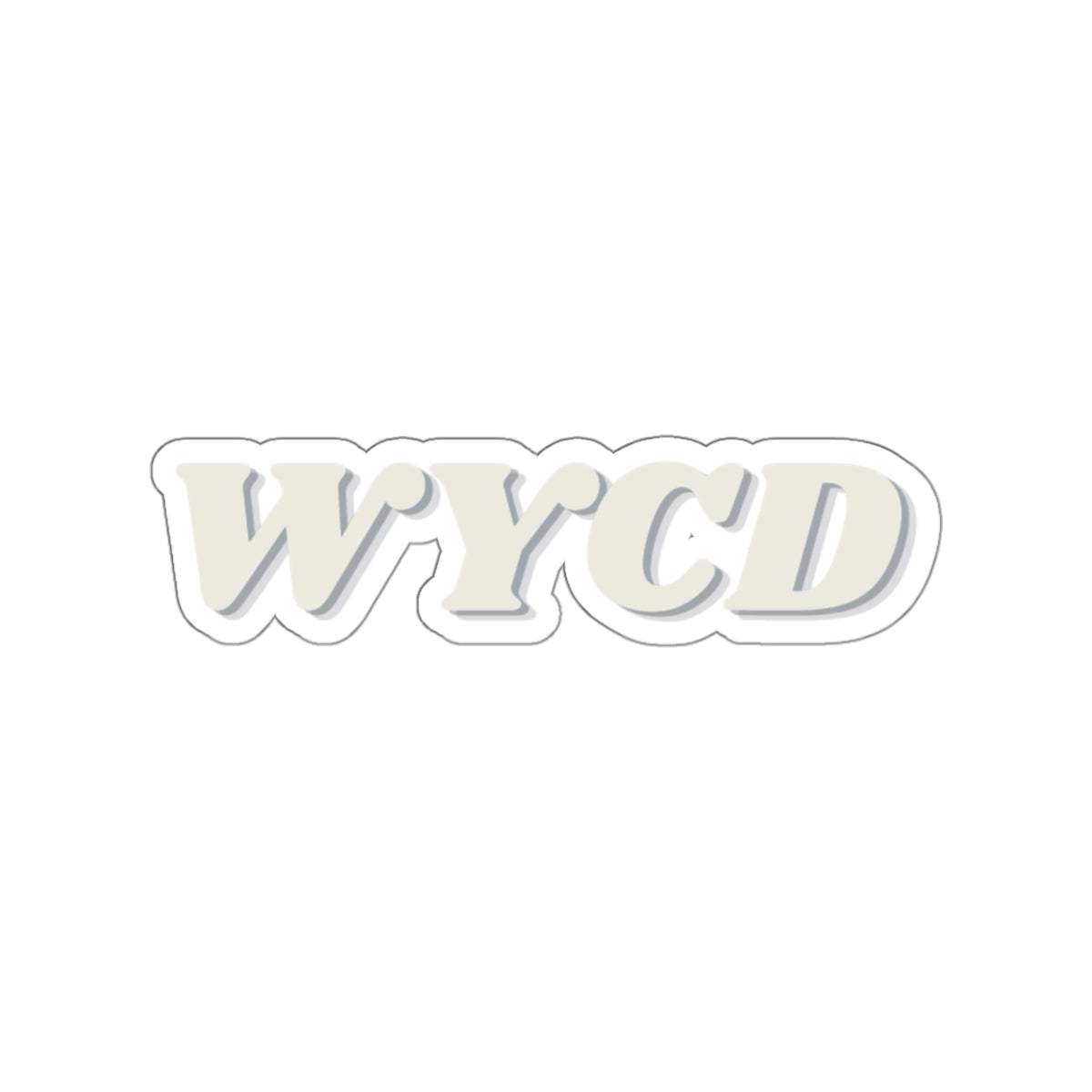 WYCD Kiss-Cut Stickers