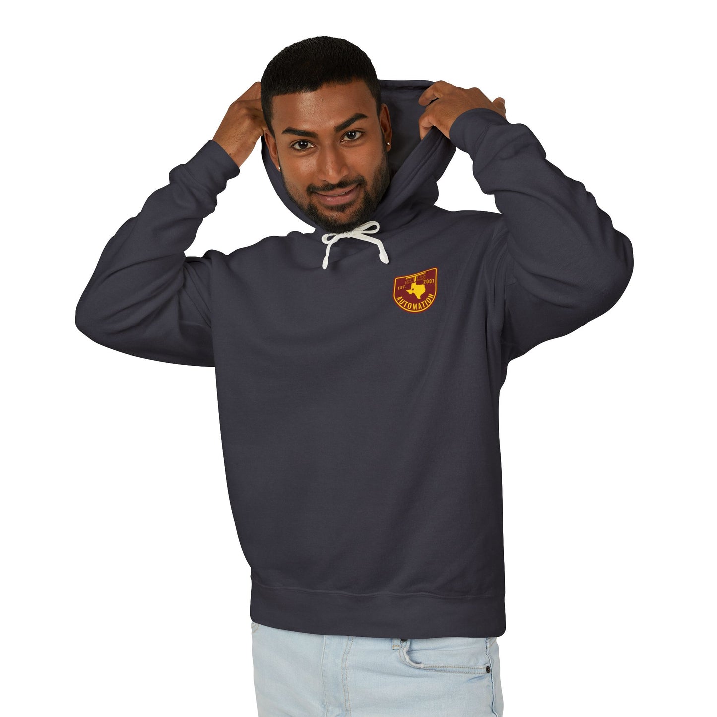 GTG Badge Logo Unisex Lightweight Hooded Sweatshirt