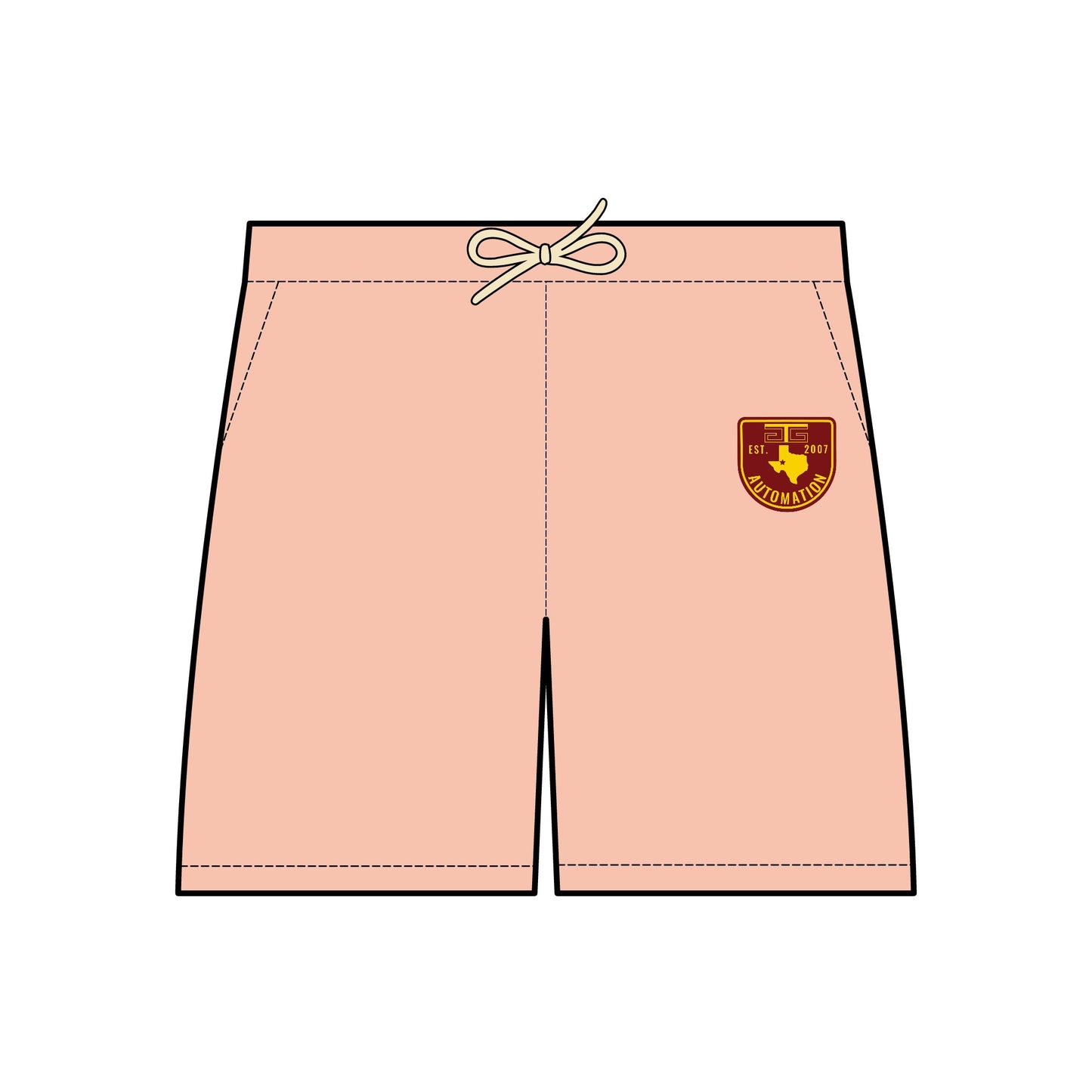 GTG Badge Logo Unisex Garment-Dyed Lightweight Fleece Sweat Shorts