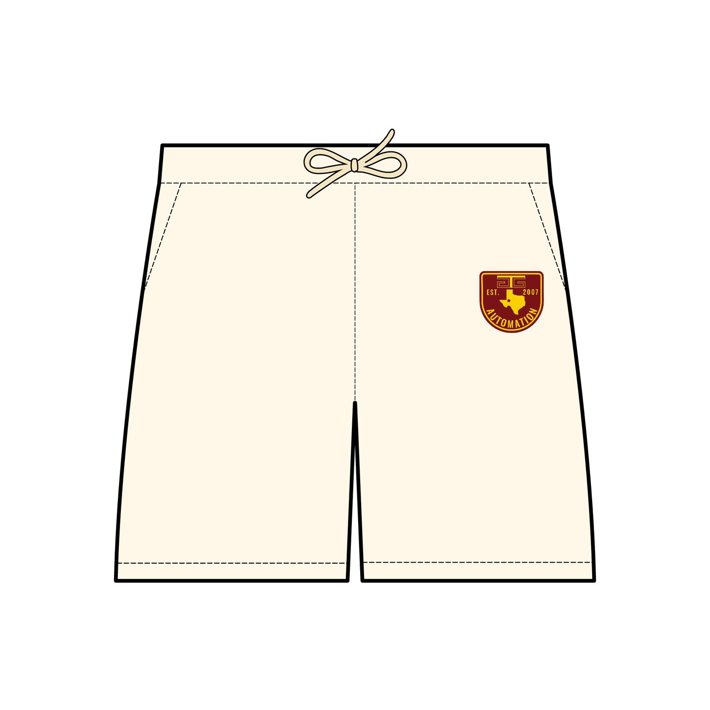 GTG Badge Logo Unisex Garment-Dyed Lightweight Fleece Sweat Shorts