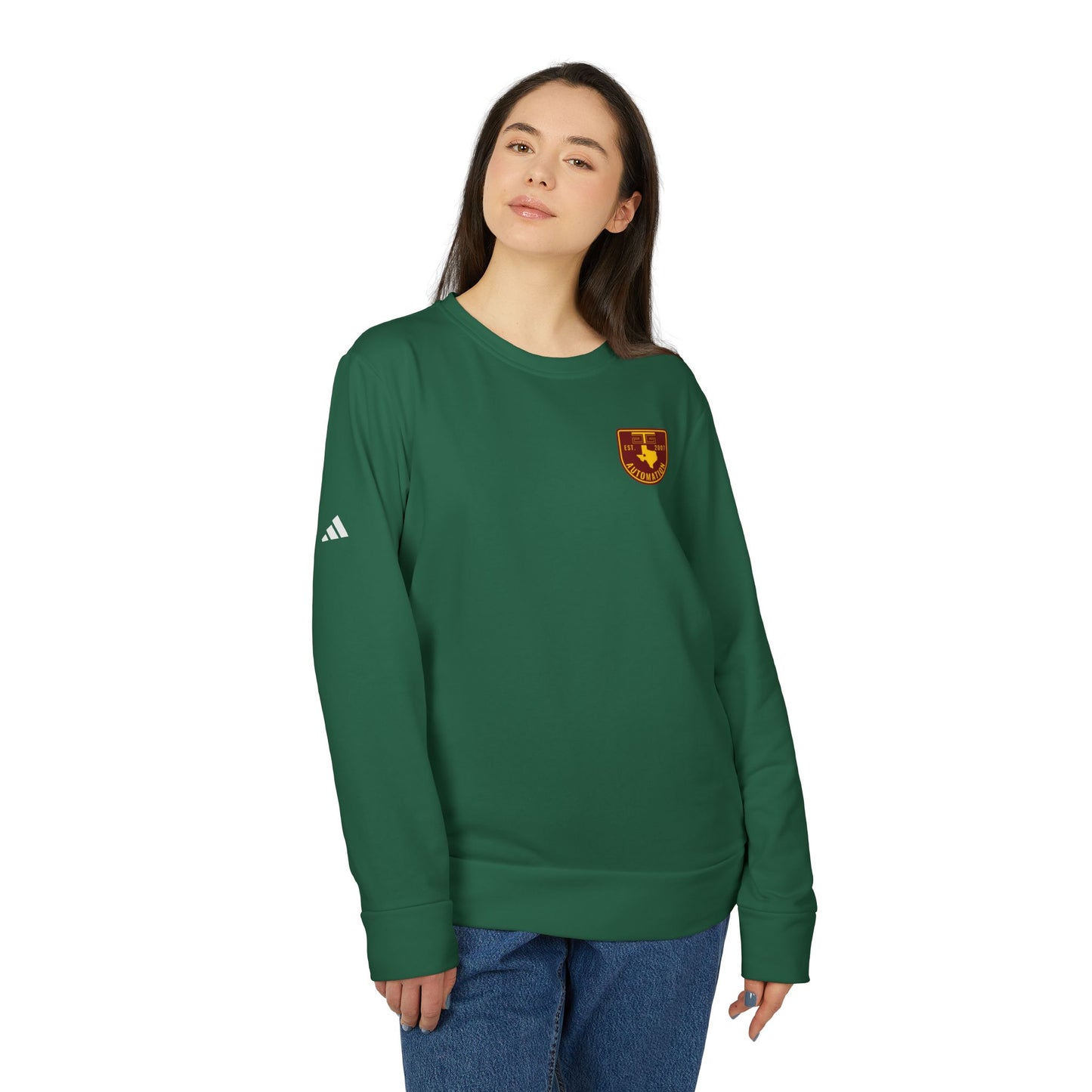 GTG Badge Logo adidas Unisex Fleece Crewneck Sweatshirt
