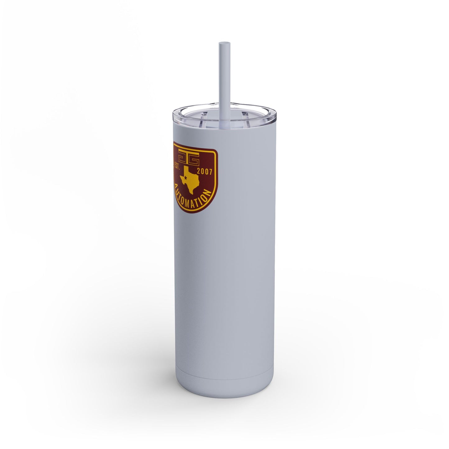 GTG Badge Logo Maars Maker Skinny Matte Tumbler, 20oz