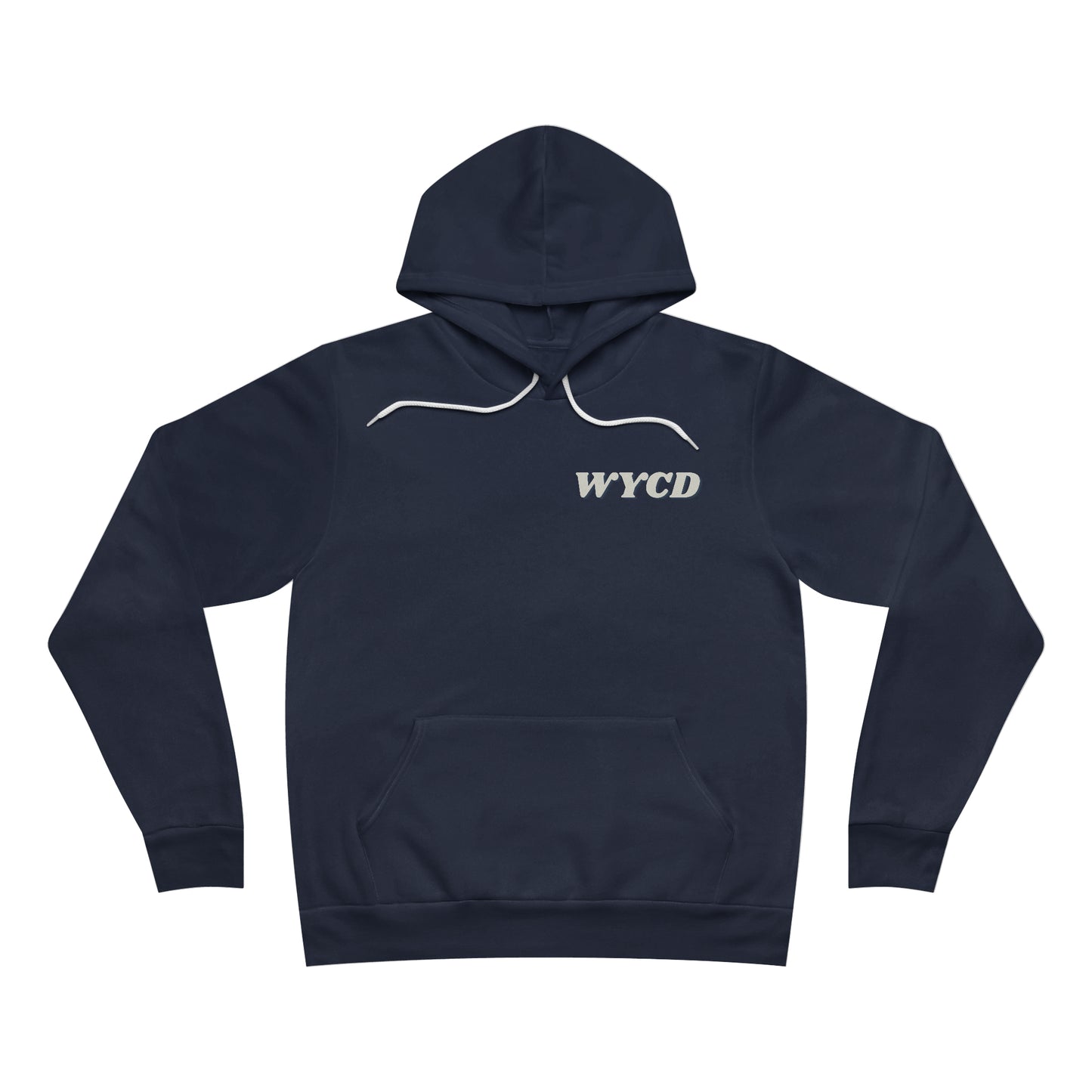 Not Perfect Just Forgiven WYCD Logo Unisex Garment-Dyed Hoodie