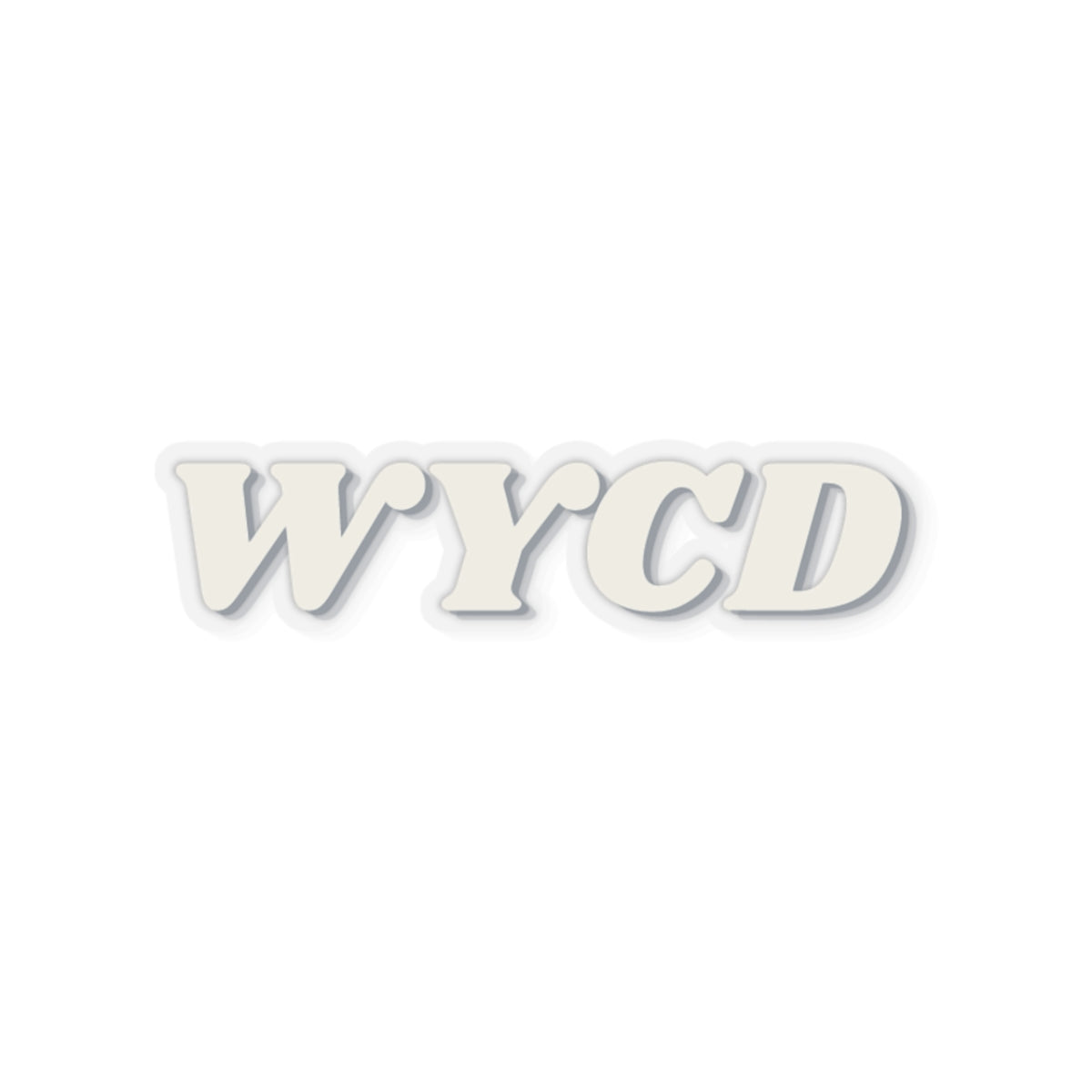 WYCD Kiss-Cut Stickers