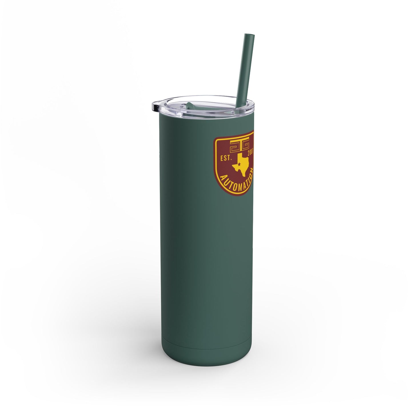 GTG Badge Logo Maars Maker Skinny Matte Tumbler, 20oz