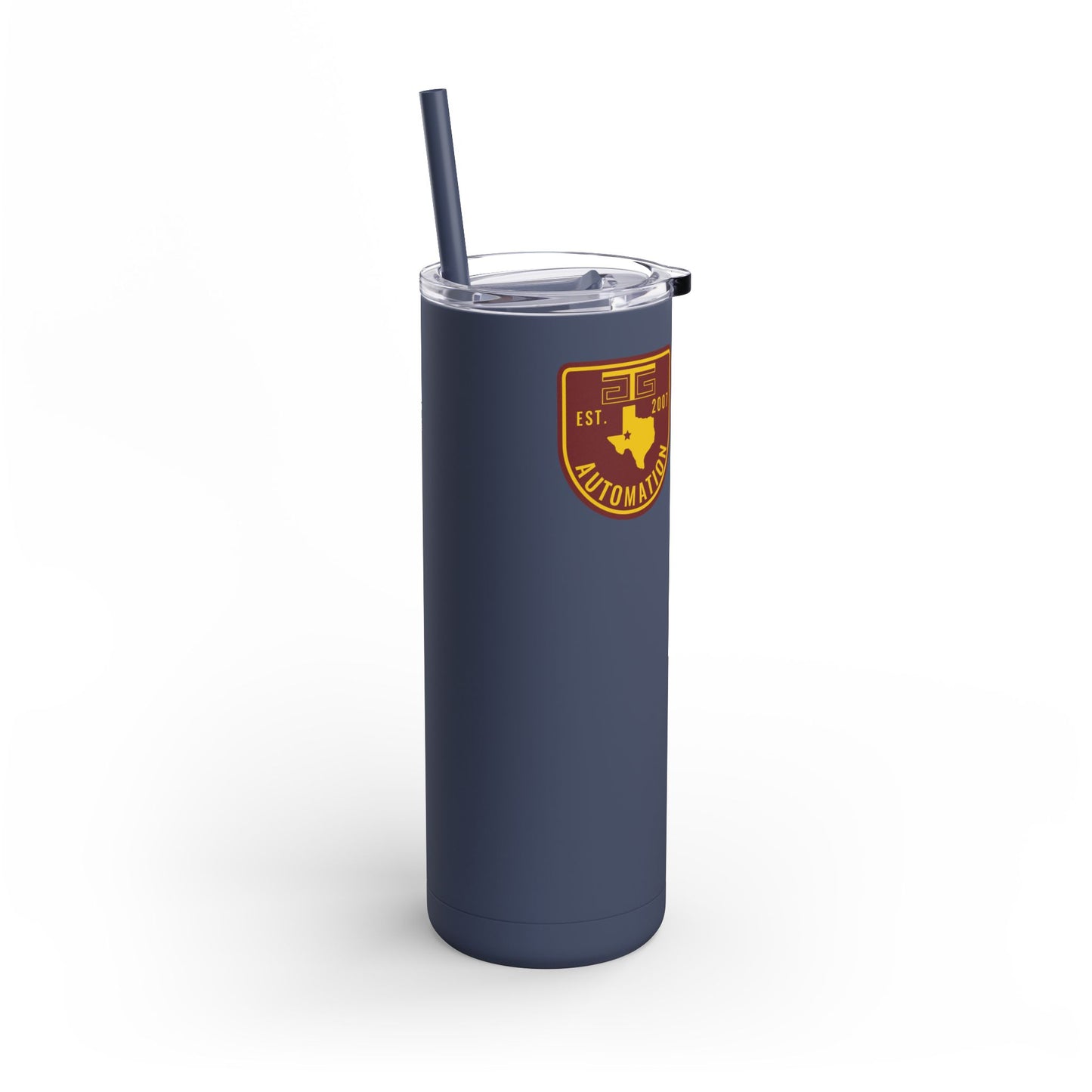 GTG Badge Logo Maars Maker Skinny Matte Tumbler, 20oz