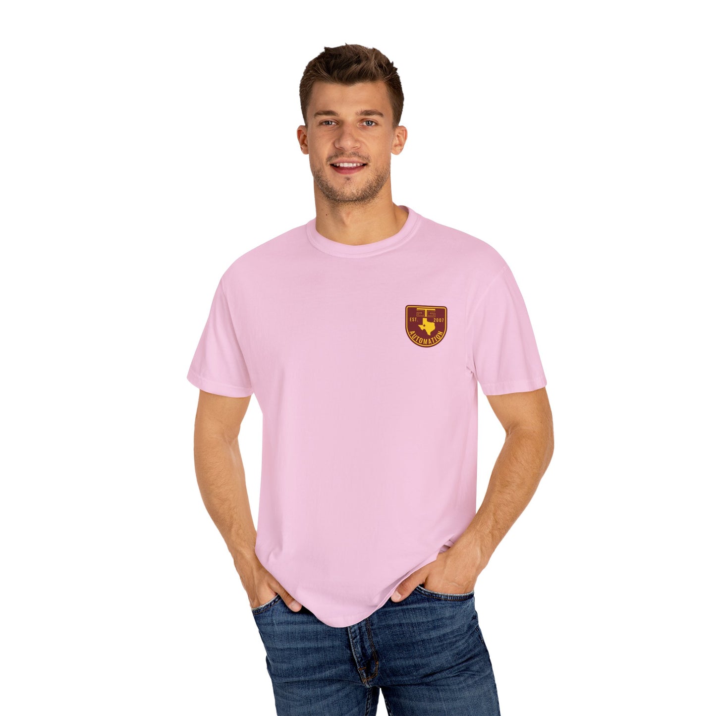 GTG Badge Logo Unisex Garment-Dyed T-shirt to match with Unisex Garment-Dyed Lightweight Fleece Sweatpants