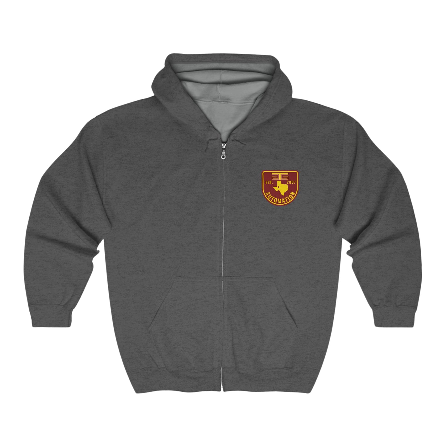 GTG Color Badge Logo Unisex Heavy Blend™ Full Zip Hooded Sweatshirt