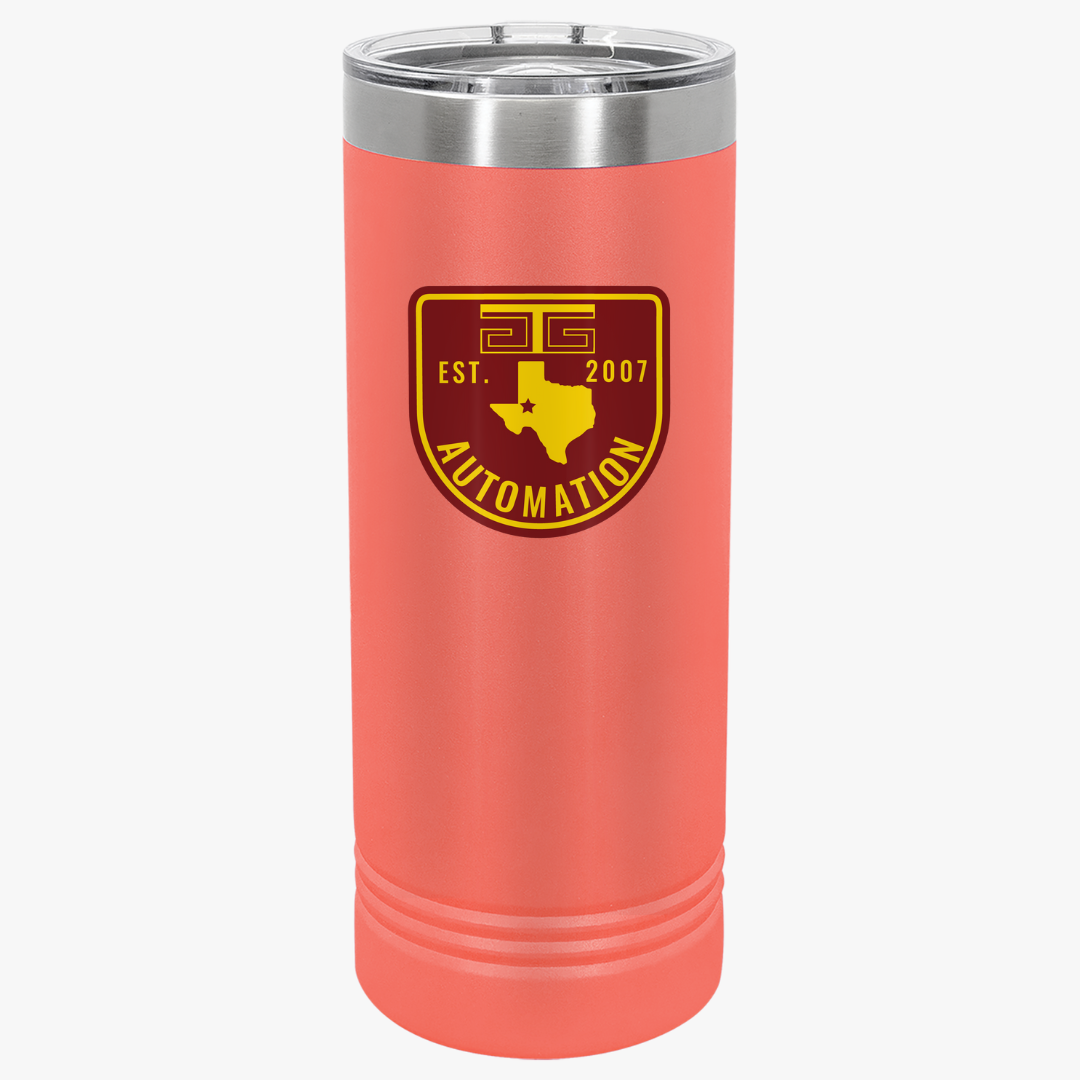 GTG Badge Logo Skinny Tumbler, 22oz