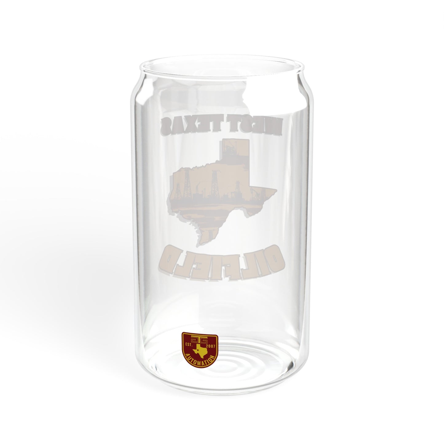 West Texas Oilfield GTG Can Glass, 16oz