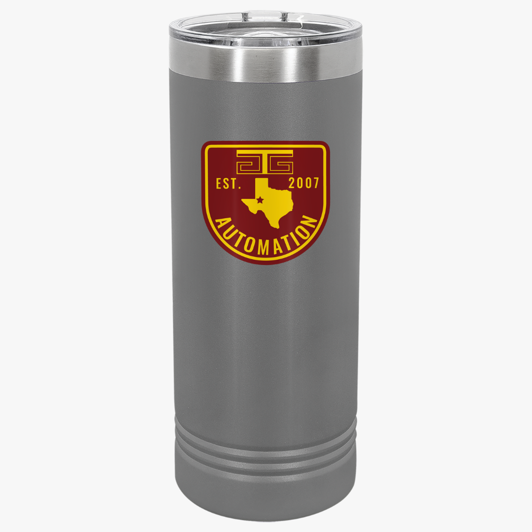 GTG Badge Logo Skinny Tumbler, 22oz