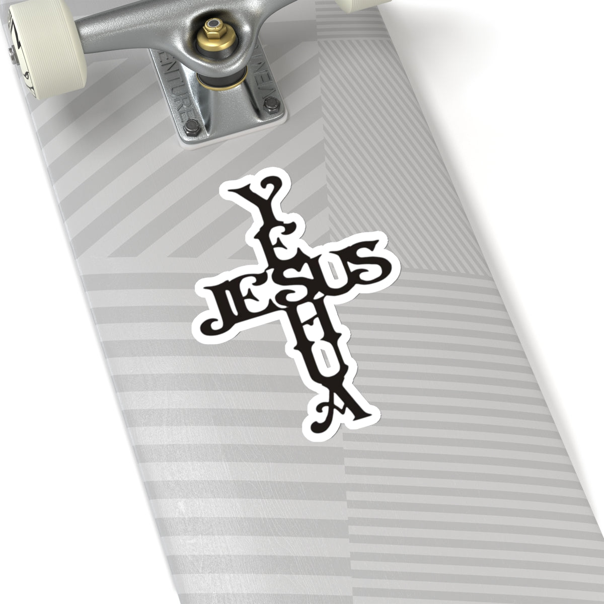 WYCD Cross Kiss-Cut Stickers