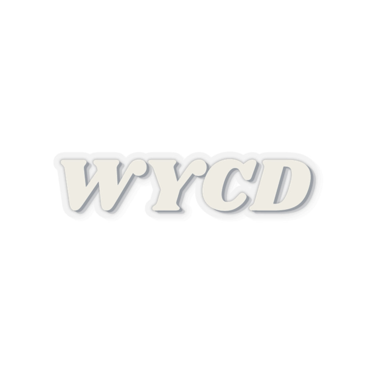 WYCD Kiss-Cut Stickers