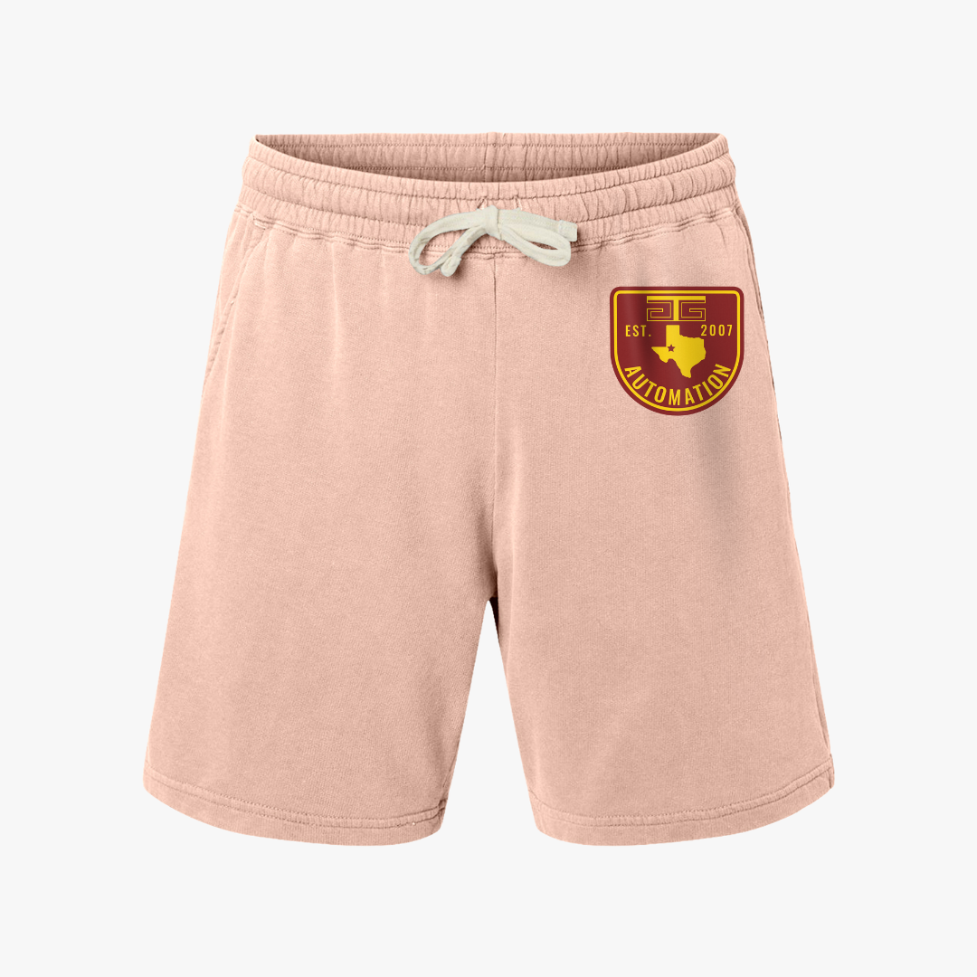 GTG Badge Logo Unisex Garment-Dyed Lightweight Fleece Sweat Shorts
