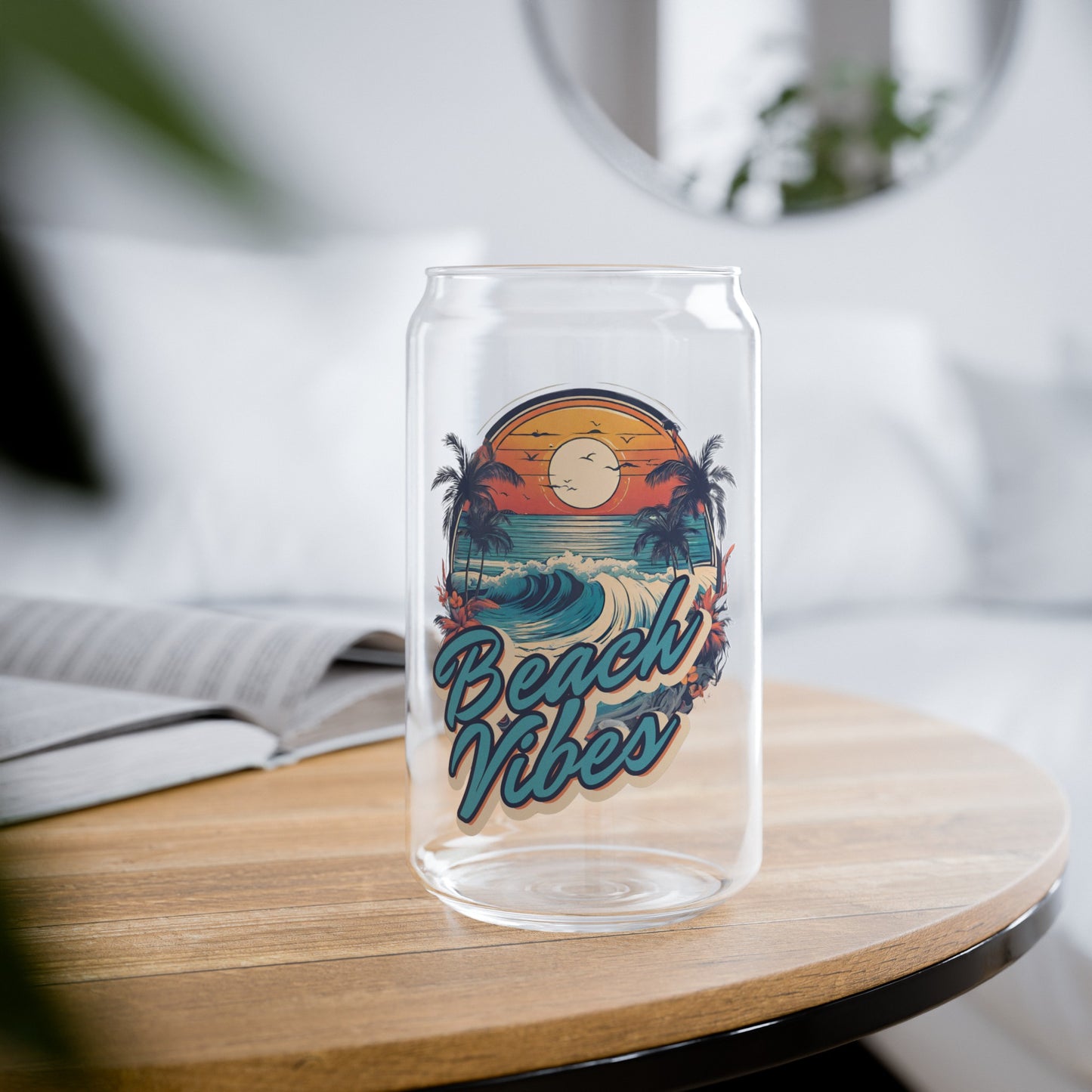 Beach Vibes RDG Can Glass, 16oz