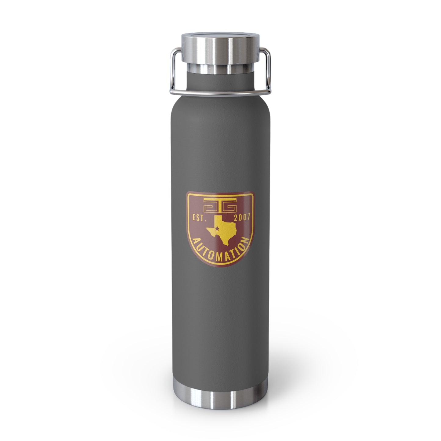 GTG Badge Logo Copper Vacuum Insulated Bottle, 22oz