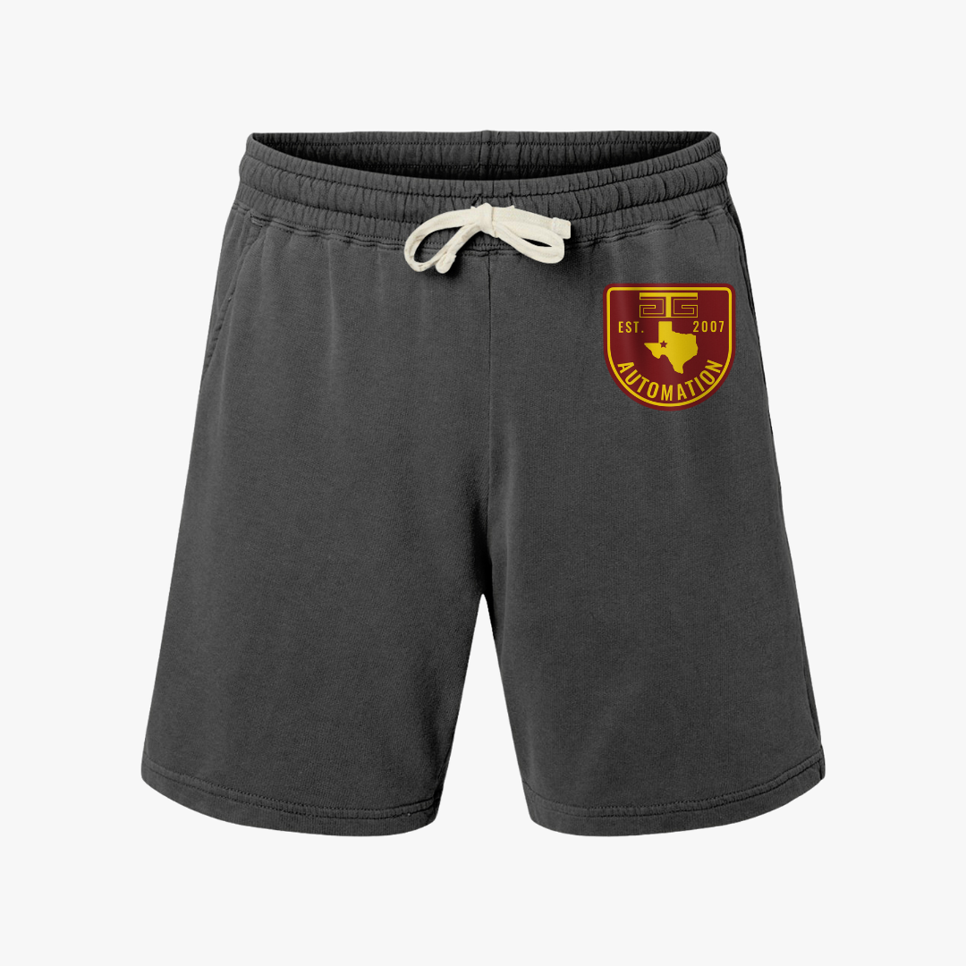 GTG Badge Logo Unisex Garment-Dyed Lightweight Fleece Sweat Shorts