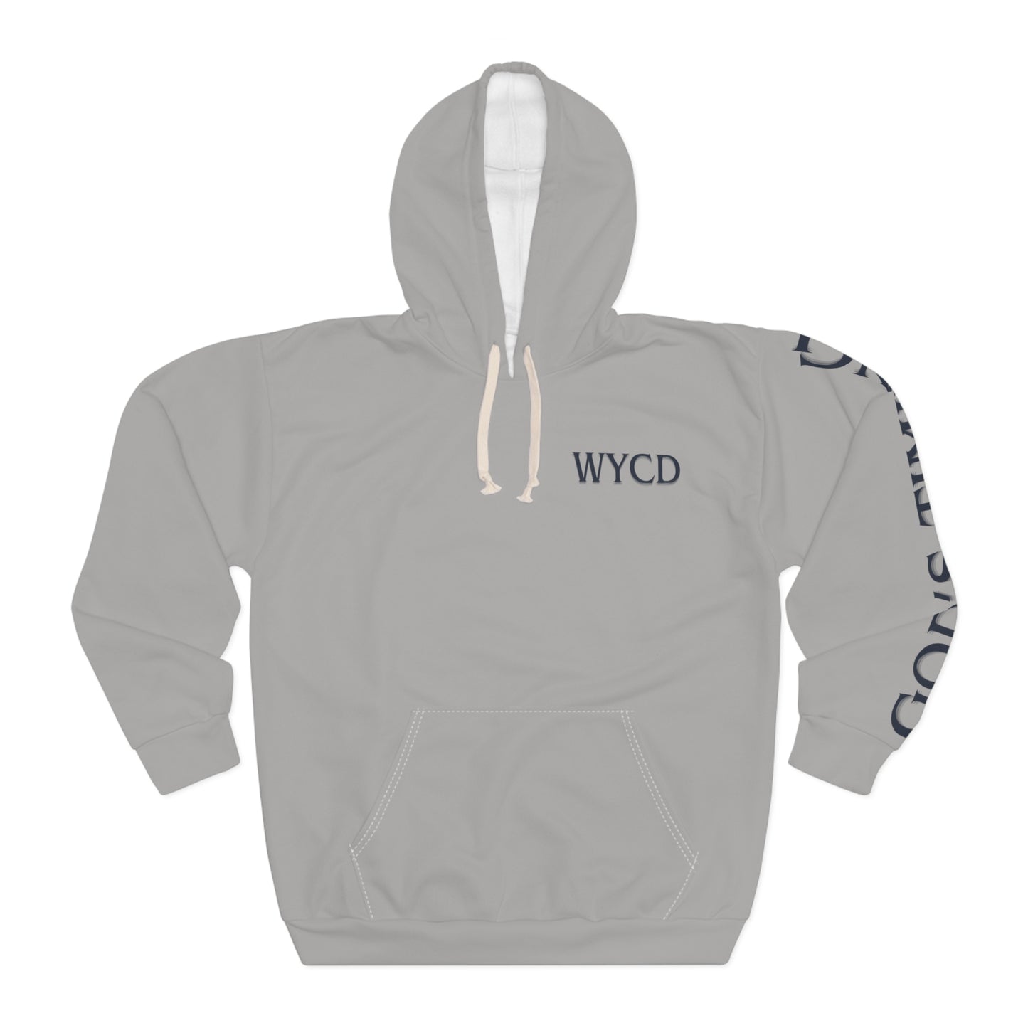 God's Timing WYCD Unisex Pullover Hoodie (AOP)