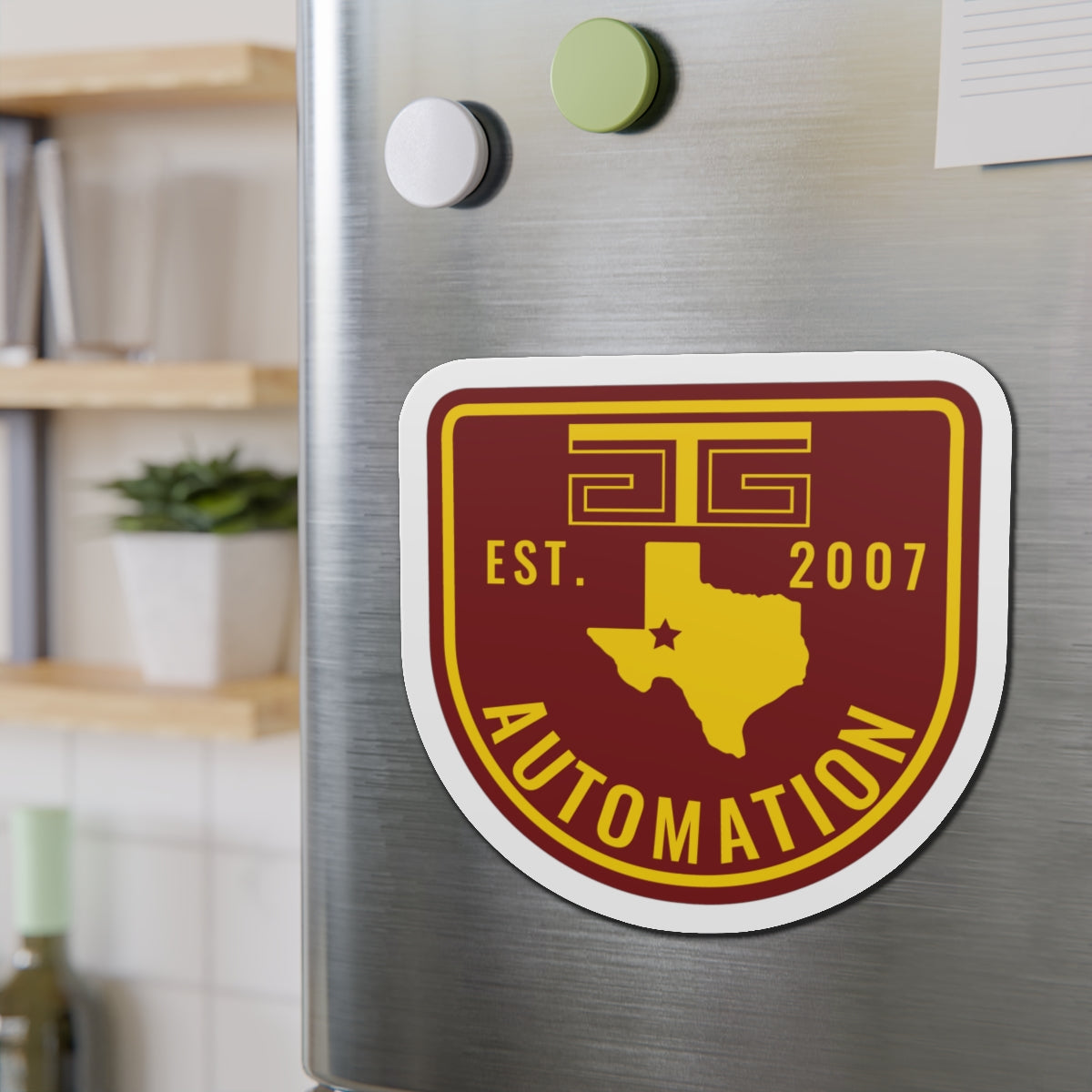 GTG Badge Die-Cut Magnets